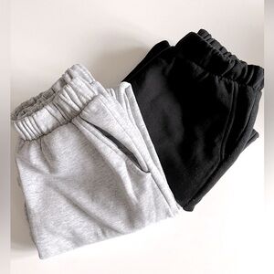 ZARA 2 pairs of identical joggers